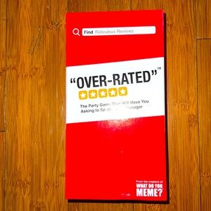 Over-rated card game